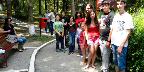 Elevi la Valea Budului