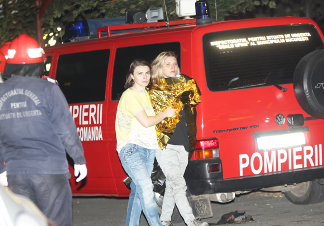 Incendiul produs la 30 octombrie în clubul Colectiv din Capitală, cea mai mare tragedie de acest fel din Capitalăfoto: Mihai Caliu