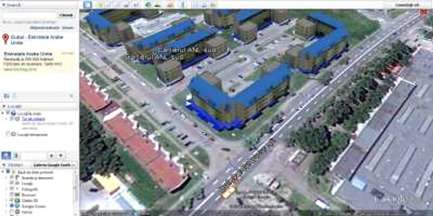 Focşaniul a apărut cu obiective şi pe google earth