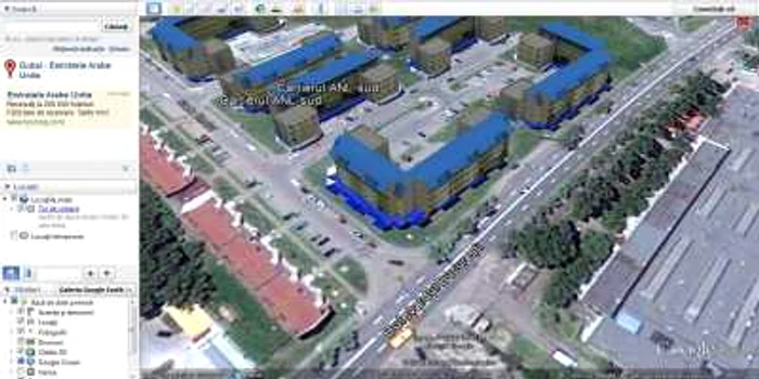 Focşaniul a apărut cu obiective şi pe google earth