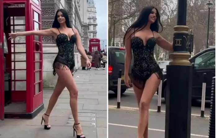 Ivana Knoll a oprit traficul în Londra (FOTO: Instagram/ knolldoll)