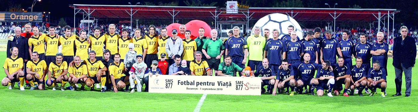 Artişti, fotbalişti şi jurnalişti au făcut  spectacol aseară într-un meci caritabil