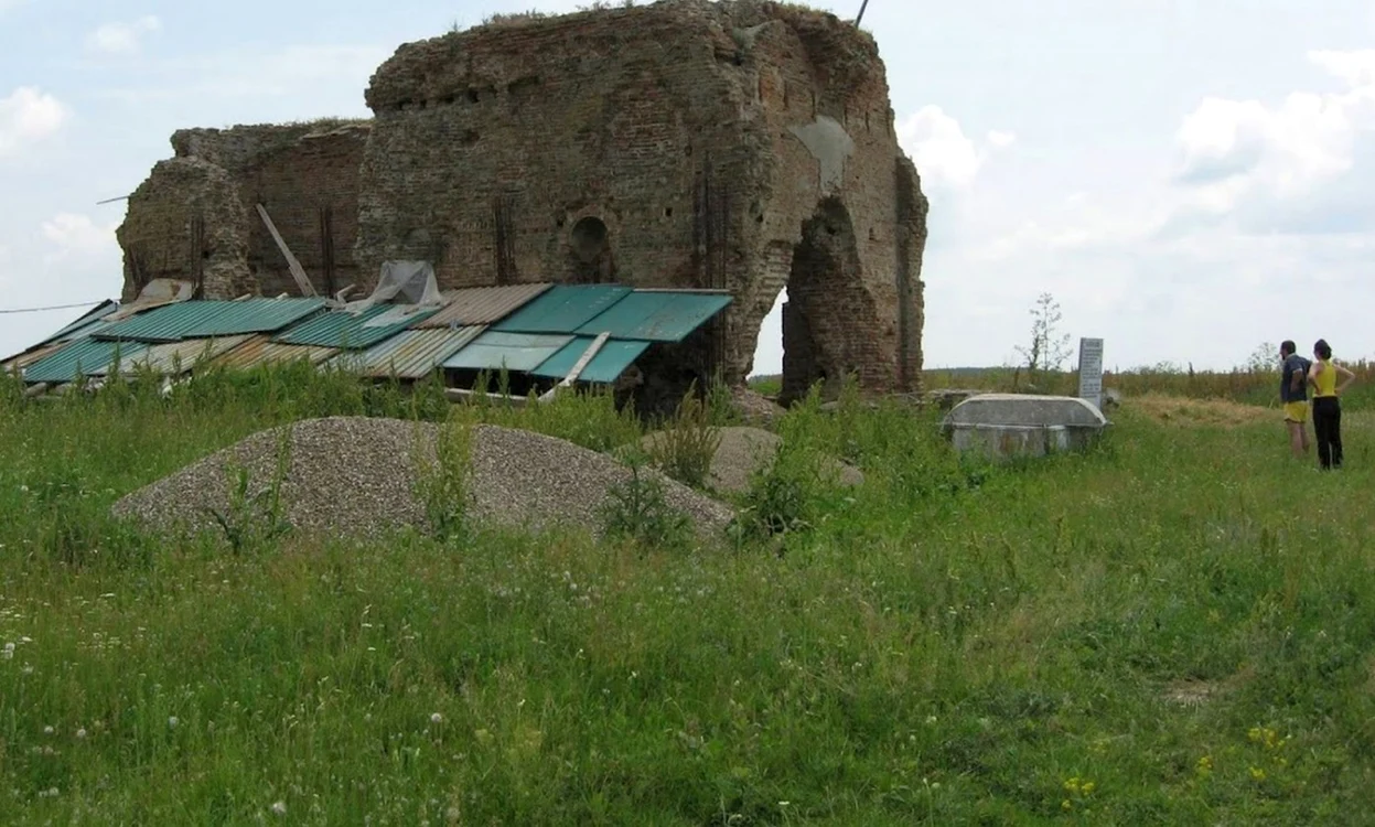 Ruinele mănăstirii Măxineni FOTO: Arhiepiscopia Dunării de Jos