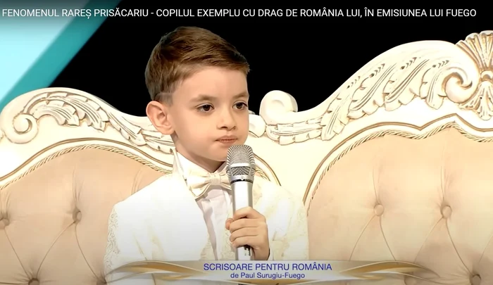 Clipurile în care Rareș Prisăcariu recită poezii patriotice au devenit virale