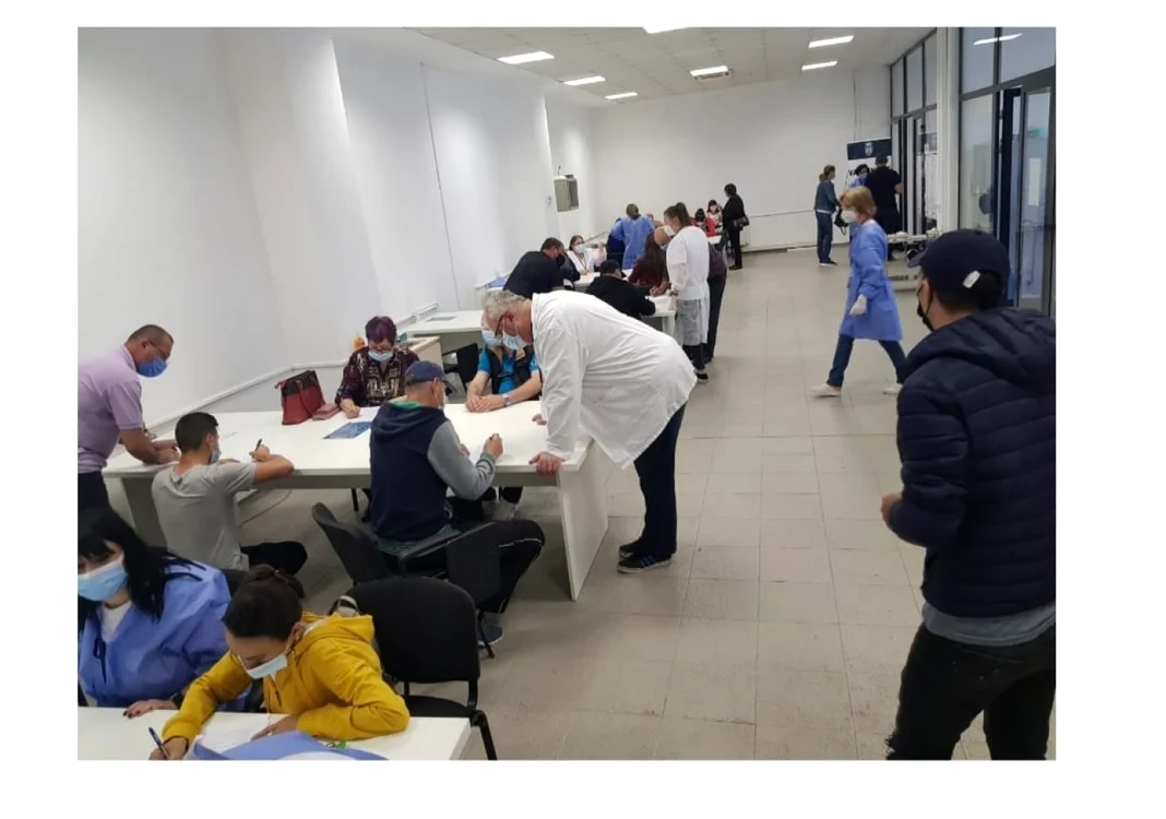 Vaccinul cu monodoză preferat de prahoveni la ”Maratonul pentru viaţă” de la Ploieşti FOTO Primăria Ploieşti