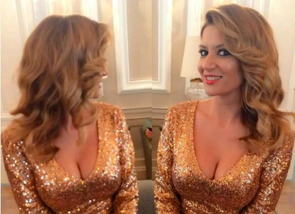 
    Amalia Enache este foarte sobră la pupitrul ştirilor, nu însă şi la noua ei emisiunefoto: arhiva personală  