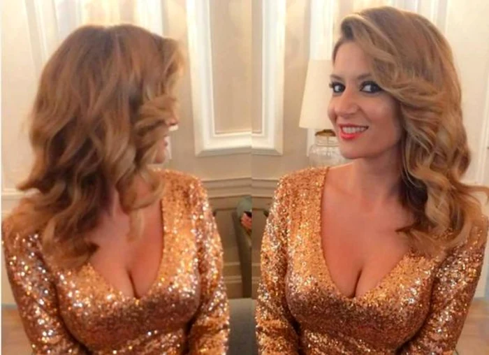 Amalia Enache este foarte sobră la pupitrul ştirilor, nu însă şi la noua ei emisiunefoto: arhiva personală