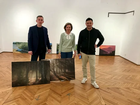 Principesa Sofia la Cluj, pregătind expoziția „Cu dragoste pentru România”. FOTO: Casa Regală