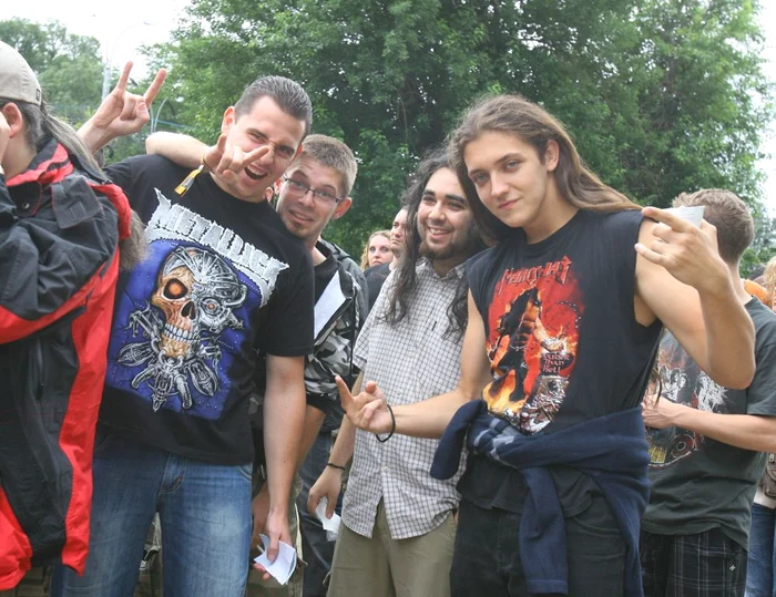 Fanii Metallica şi Manowar la Tuborg Green Fest. (Foto: Cătălin Tudorică)