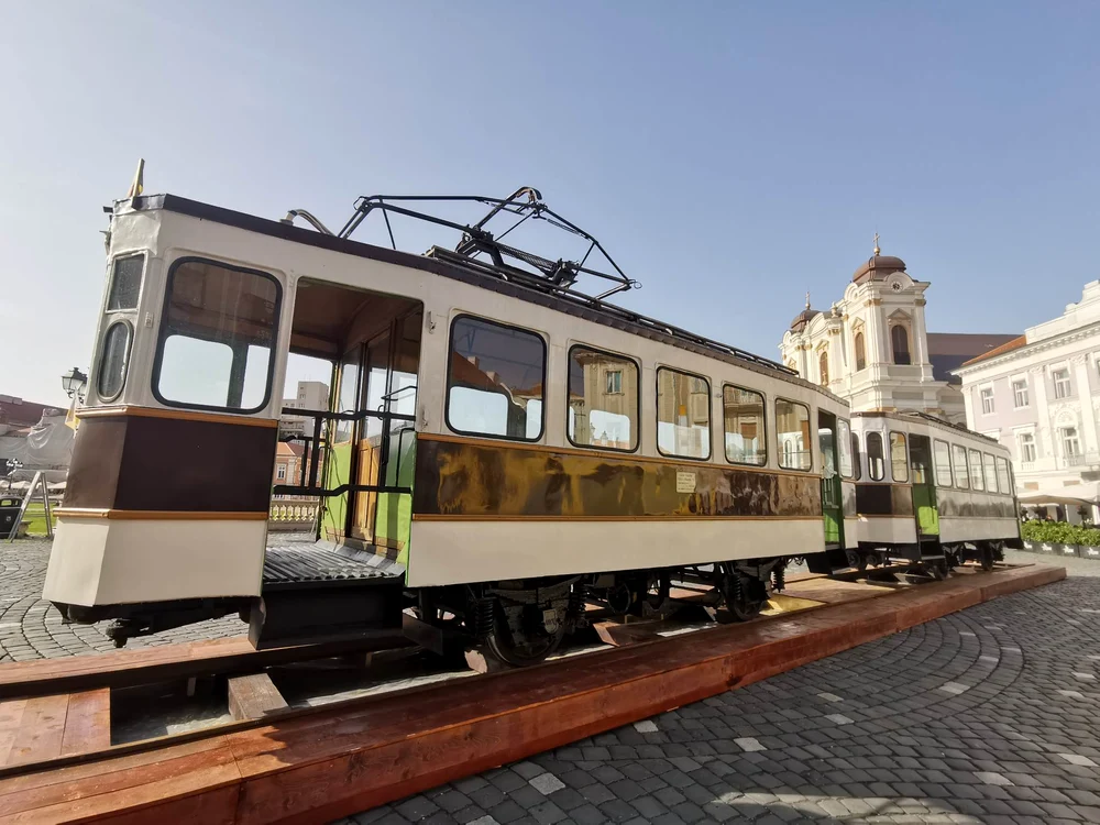 Retroparada tramvaielor în Timișoara FOTO Ștefan Both