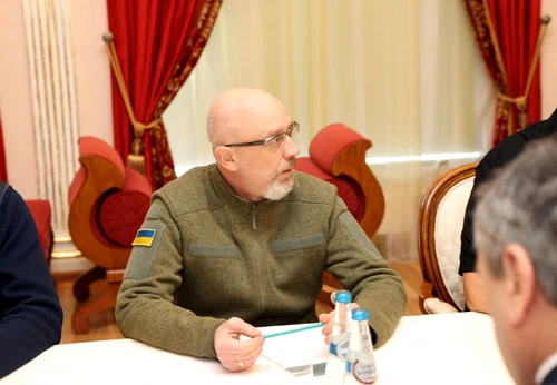  Oleksii Reznikov, ministrul ucrainean al Apărării Foto EPA EFE