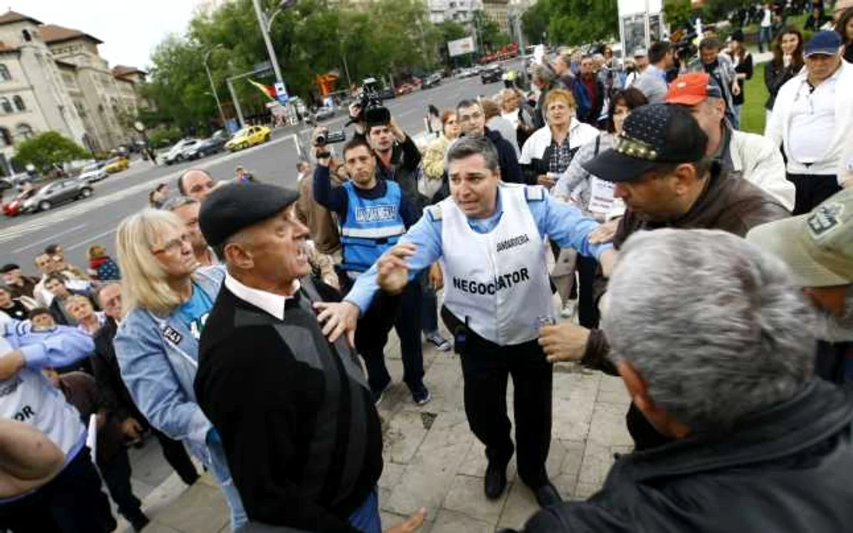 Un „negociator“ a aplanat confllictul. FOTO David Muntean