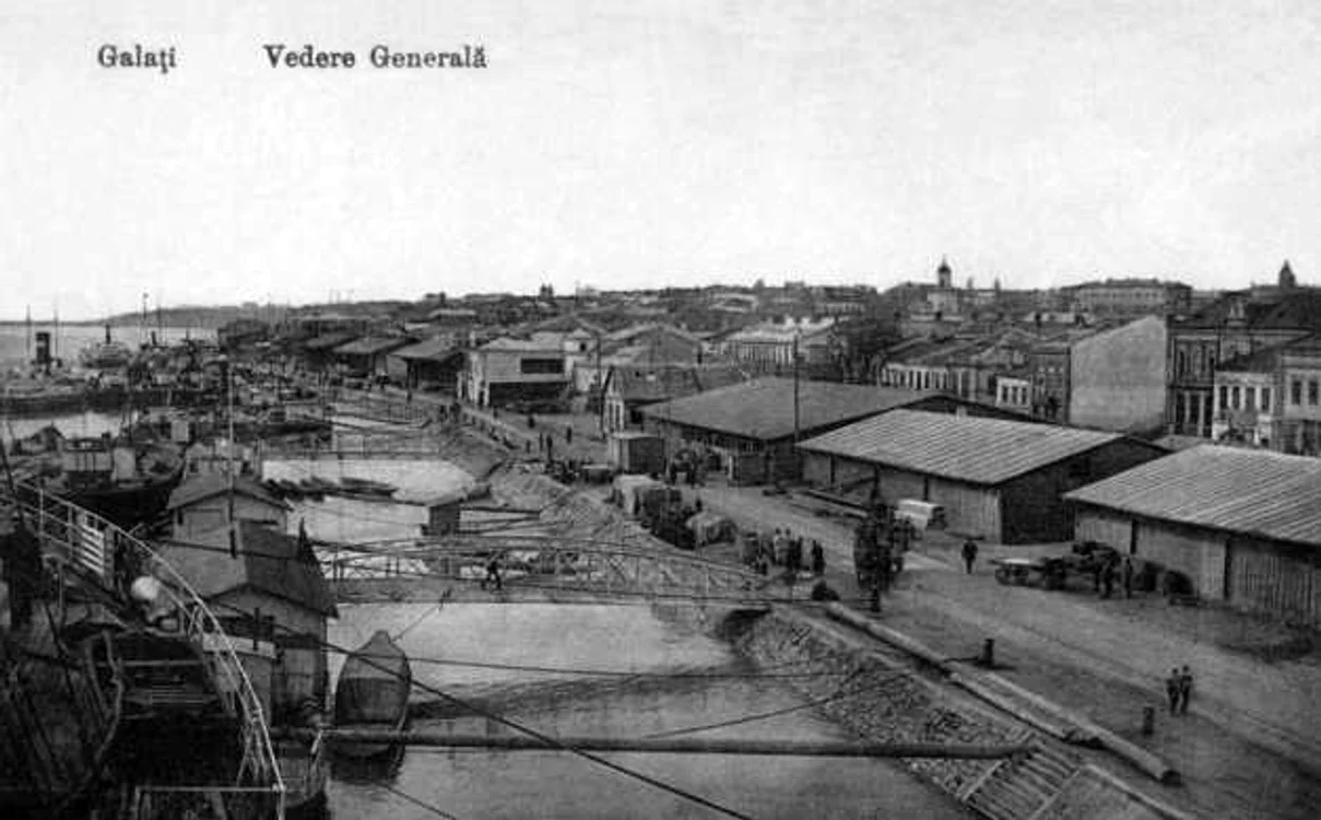 Portul Galaţi la 1901 FOTO Arhiva Muzeului de Istorie Galaţi