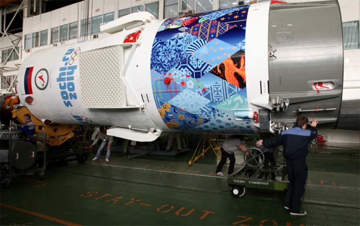 Capsula în care a fost transportată flacăra olimpică        FOTO RT