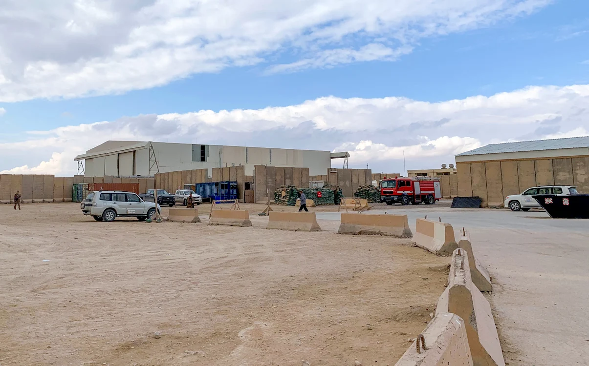 Baza aeriană americană Ain al-Asad din Irak Foto AFP (arhivă)