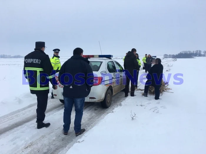 Bărbatul a fost căutat mai multe ore de echipajele de intervenţie FOTO botosaninews.ro