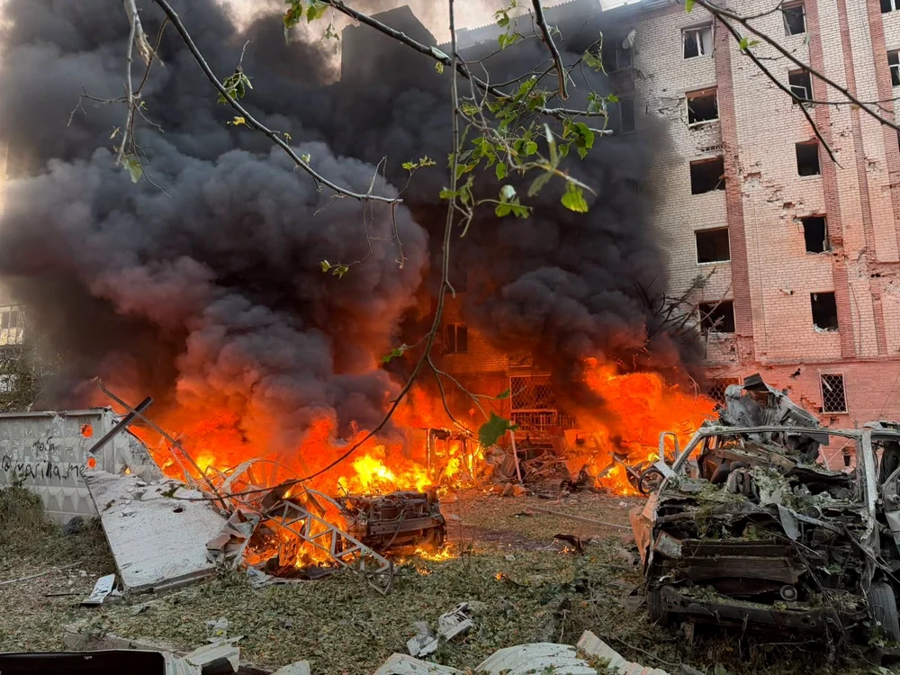 Orașul Sloviansk, după recentele atacuri rusesti