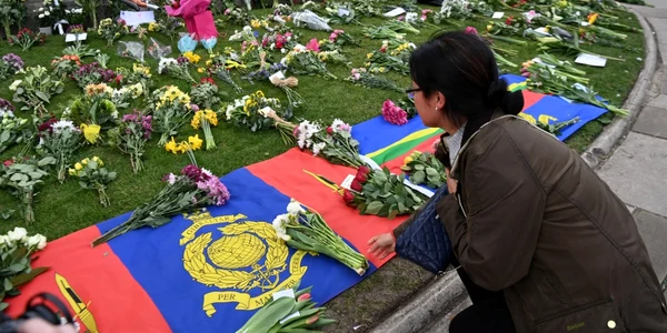 Omagii aduse Prinţului Philip. FOTO EPA-EFE