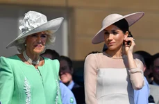 Regina Camilla și Meghan Markle în 2018, Getty (1) jpg