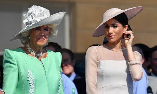 Regina Camilla și Meghan Markle în 2018, Getty (1) jpg
