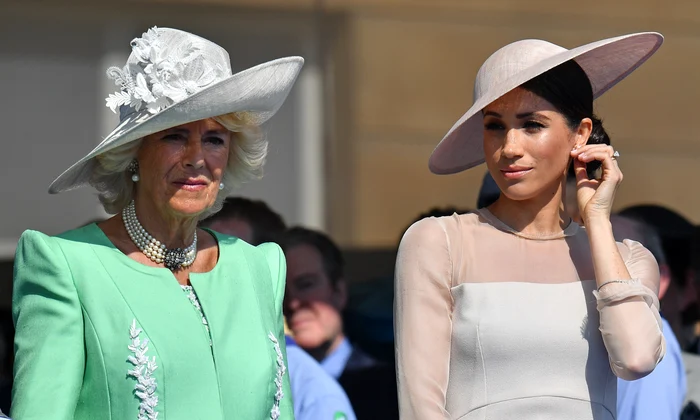 Regina Camilla și Meghan Markle în 2018, Getty (1) jpg
