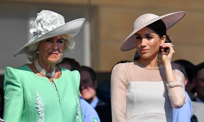 Regina Camilla și Meghan Markle în 2018, Getty (1) jpg