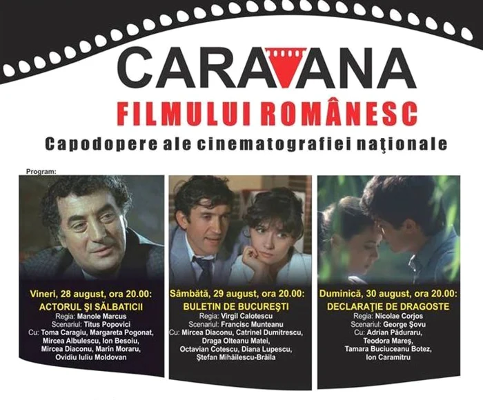 Filme româneşti, vizionate gratuit de călărăşeni