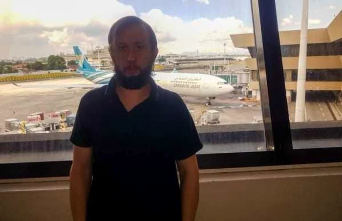 Roman Trofimov este blocat din 20 martie pe Aeroportul Internaţional din Manila FOTO Facebook/ Roman Trofimov