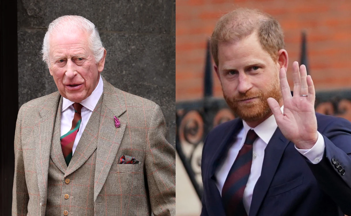 Regele Charles și Prințul Harry foto profimedia jpg