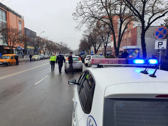 Controale la Slobozia pentru verificarea respectării regulilor pandemiei FOTO IPJ Ialomiţa