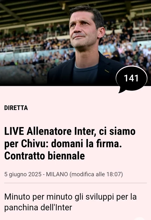 Gazzetta dello Sport a făcut anunțul