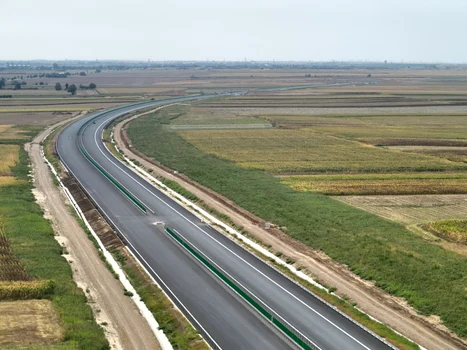 Autostrăzii Moldovei (A7), tronsonul Focșani-Bacău/FOTO: Facebook