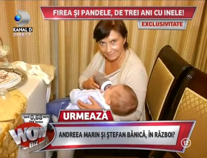 Mama Gabrielei Vrânceanu este nelipsită de lângă nepotul ei (captură: Kanal D)