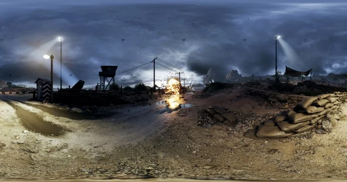 Captură 360 cu NVIDIA Ansel RTX din Battlefield V