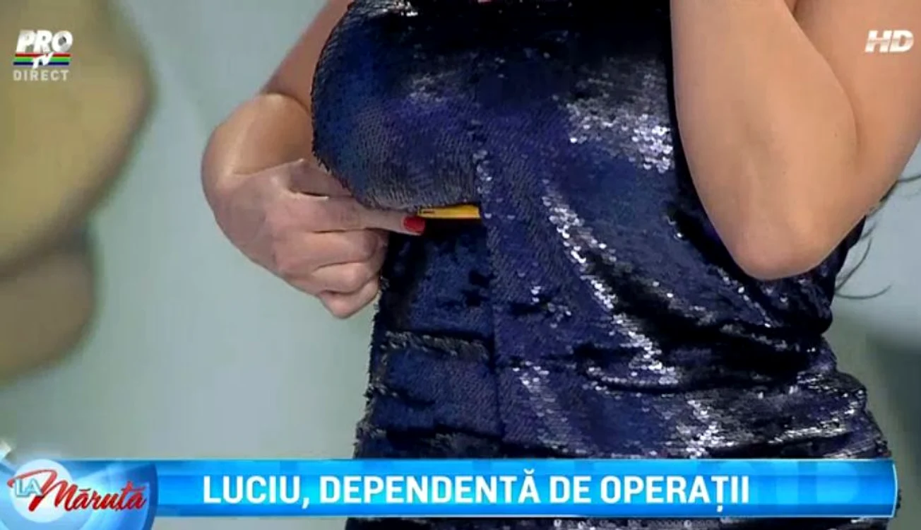 Nicoleta Luciu a făcut "testul pixului" în direct