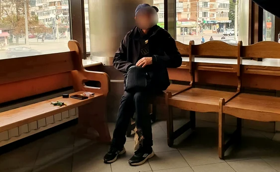 Bărbatul a fost salvat de jandarmi
