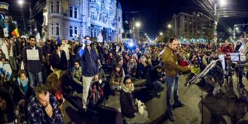 proteste rosia montana la cluj foto adrian dascalescu