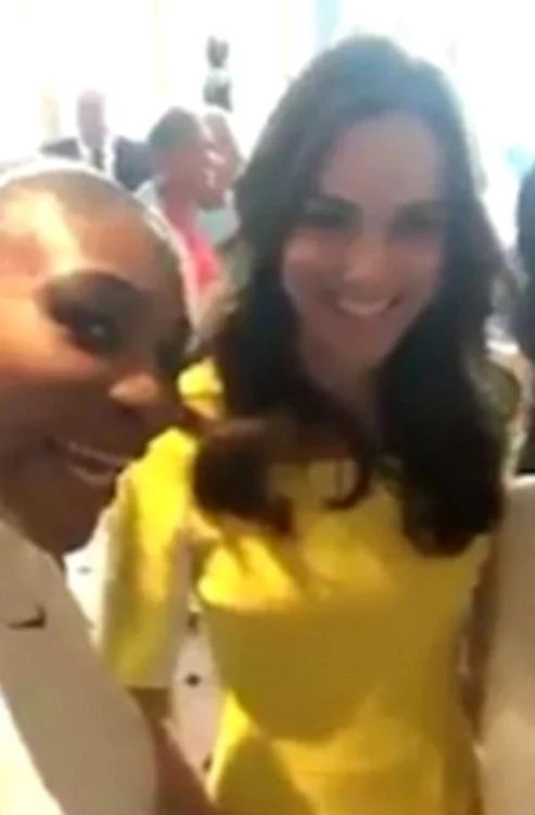 Serena nu a ratat momentul de a se poza cu Kate Middleton