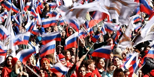 Eveniment pe stadionul Lujniki pentru sarbatorirea anexarii Crimeei FOTO EPA-EFE