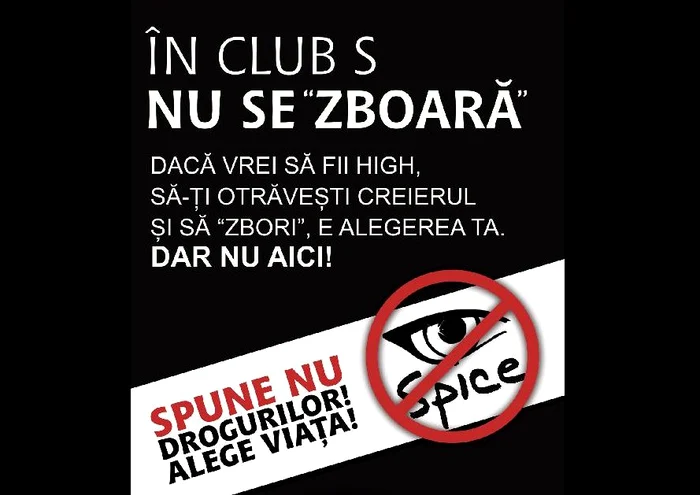 Aceste afişe au fost împrăştiate azi-noapte în Club S