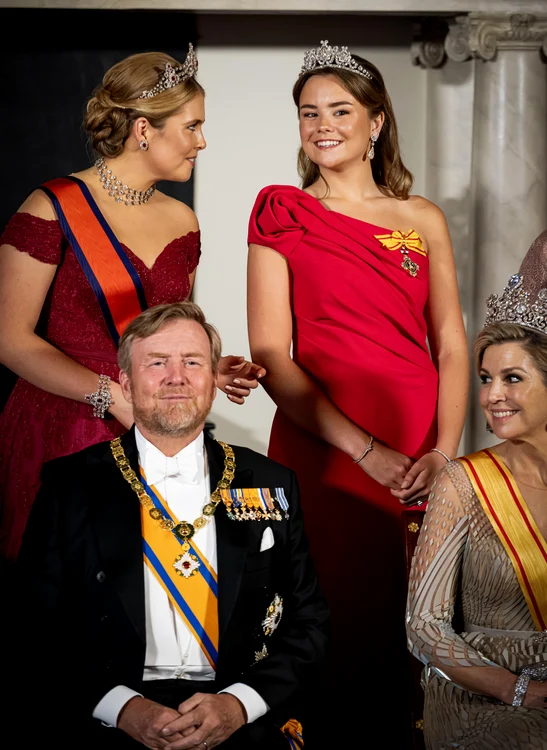 Ariane, Amalia cu regele și regina Olandei, Profimedia jpg