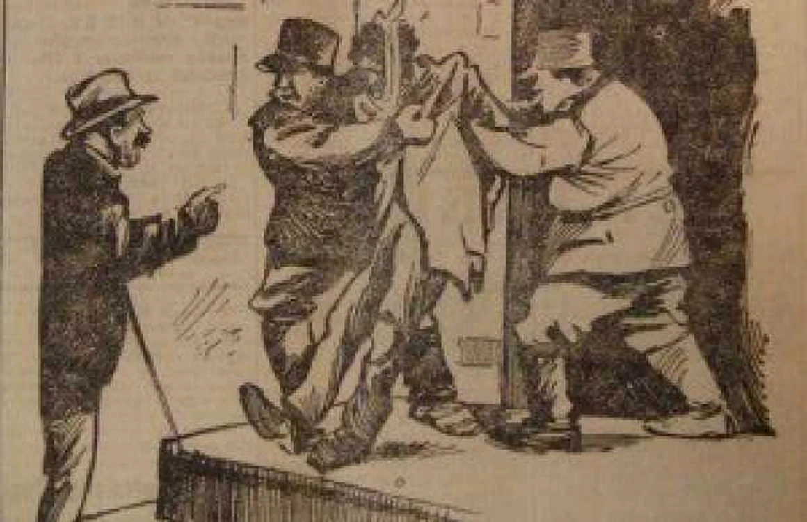 Caricatură cu alegerile din perioada interbelică FOTO istorie-pe-scurt.ro