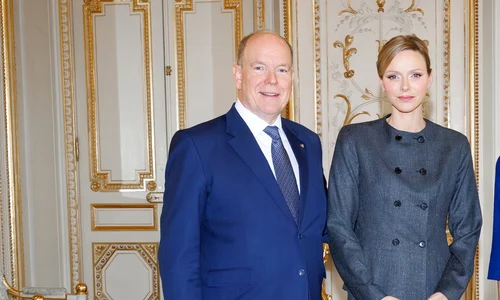 Prințul Albert și Prințesa Charlene, întrevedere la Monaco cu ambasadorul american, Foto Michaël Alesi jpg