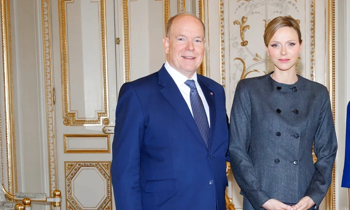 Prințul Albert și Prințesa Charlene, întrevedere la Monaco cu ambasadorul american, Foto Michaël Alesi jpg