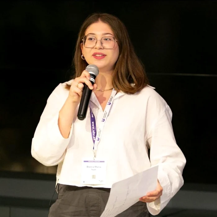 Bianca Ivan, președinta consiliului elevilor