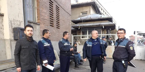 protest politie IPJ Mehedinti FOTO Alexandra Georgescu 