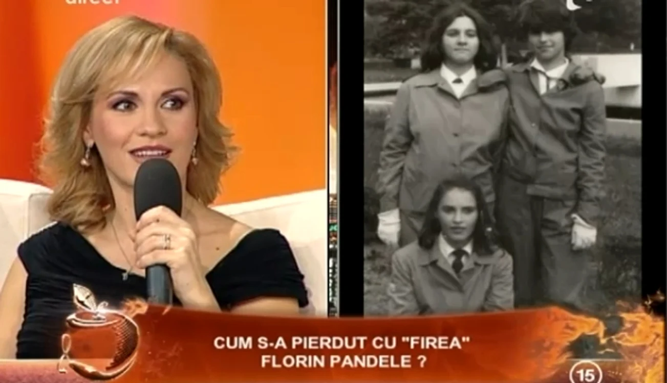 Gabi Firea si Florin Pandele (Captura Antena 1)