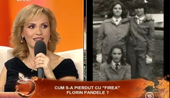 Gabi Firea si Florin Pandele (Captura Antena 1)