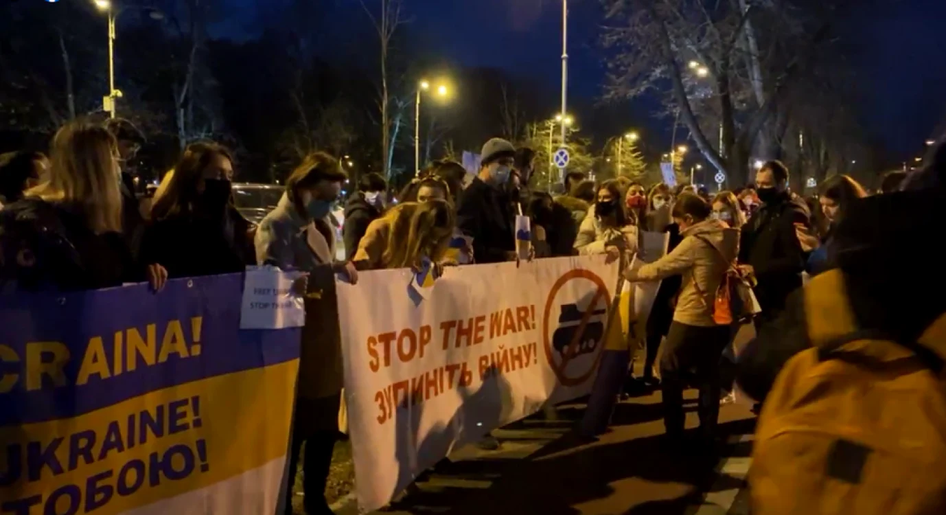 Manifestaţie "România solidară cu Ucraina" Foto: News
