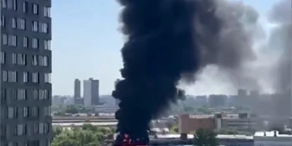 Incendiu la Moscova FOTO Twitter jpg